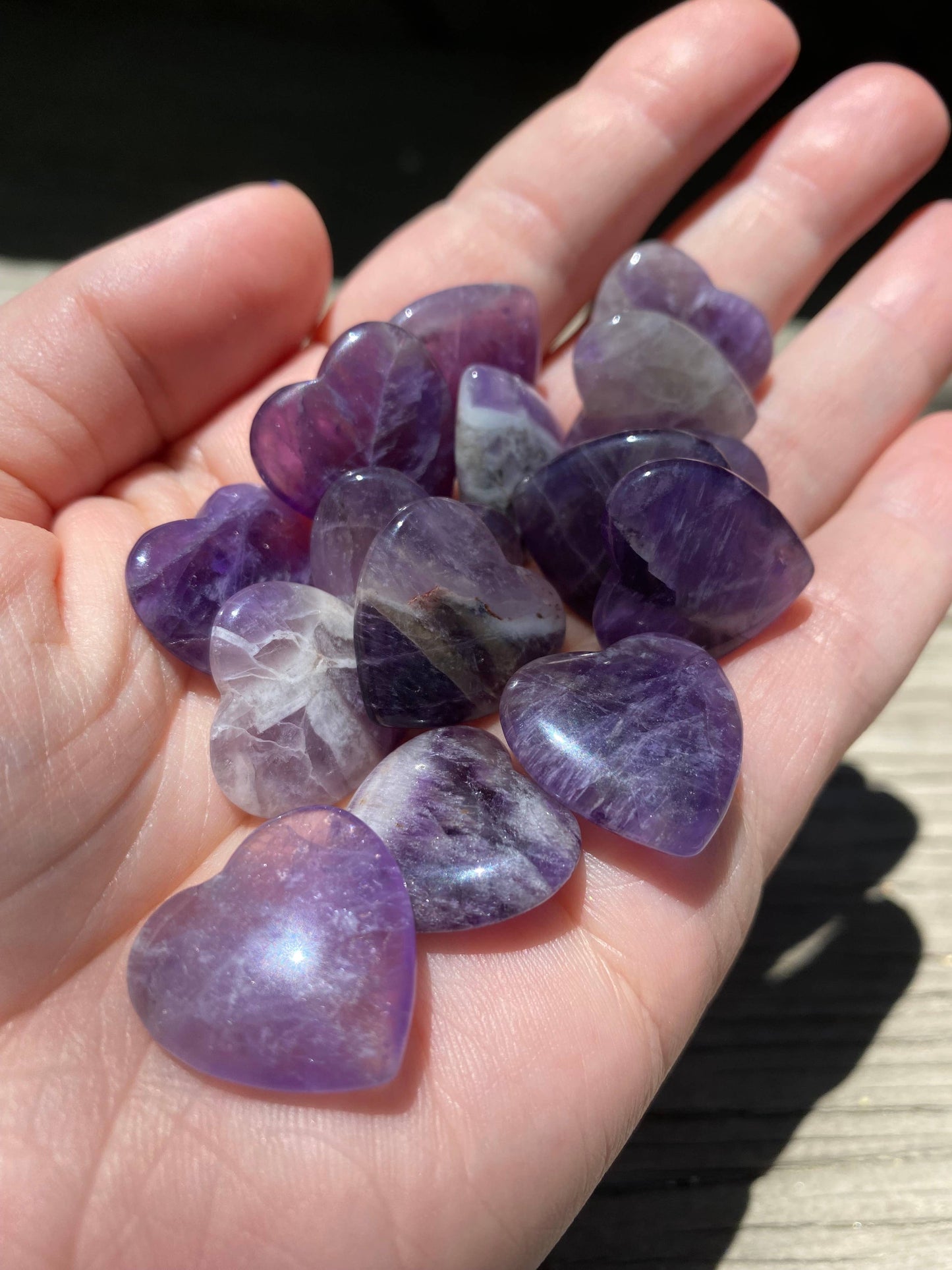 Mini Amethyst Heart