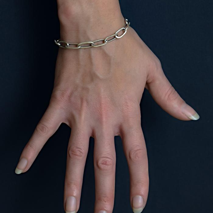 Long Rectangle Link Bracelet | Jane Diaz