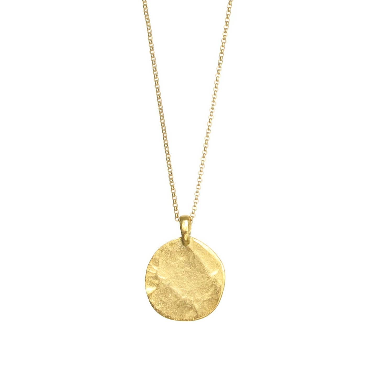 Small Evan Necklace in Gold