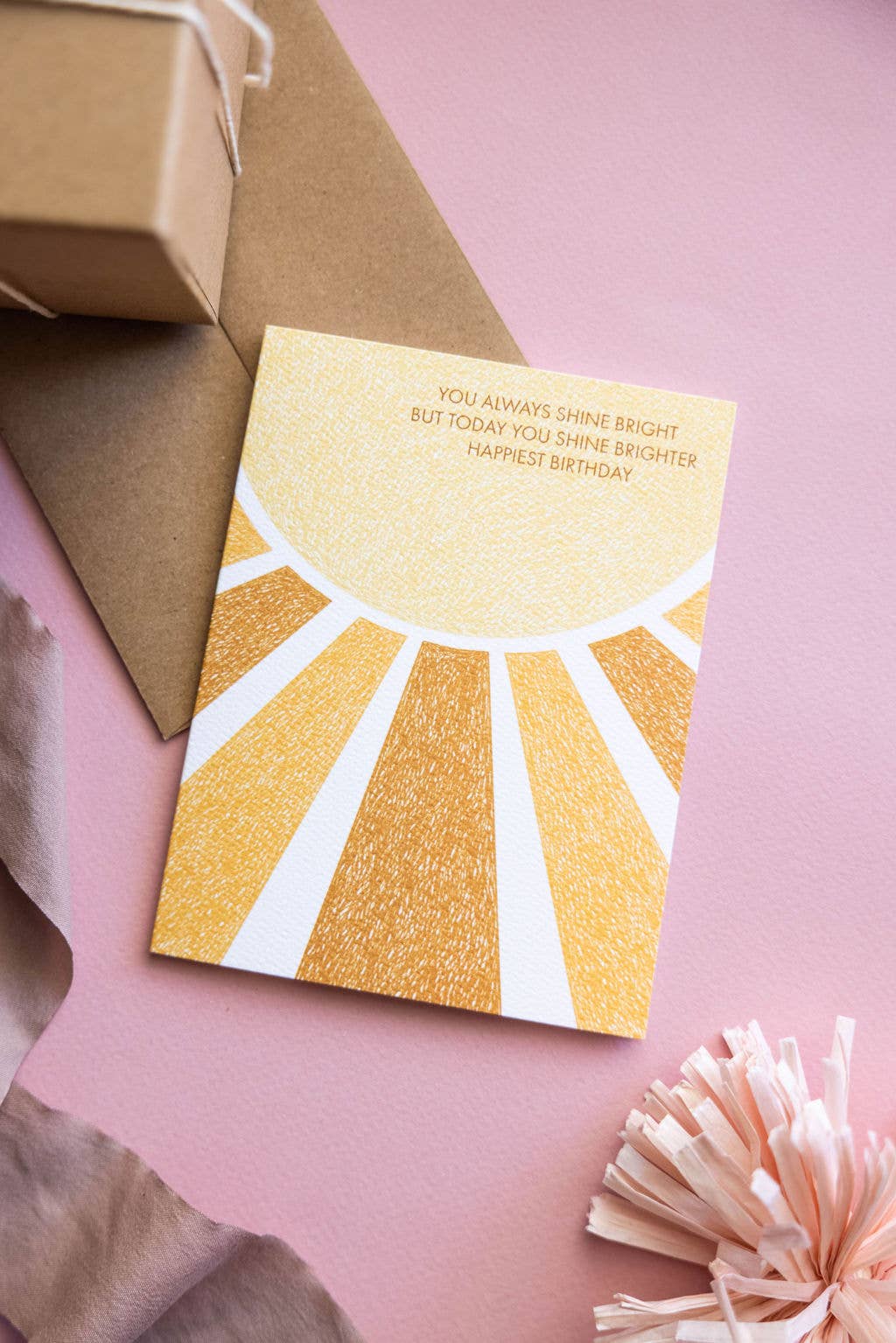 Shine Bright Birthday Card