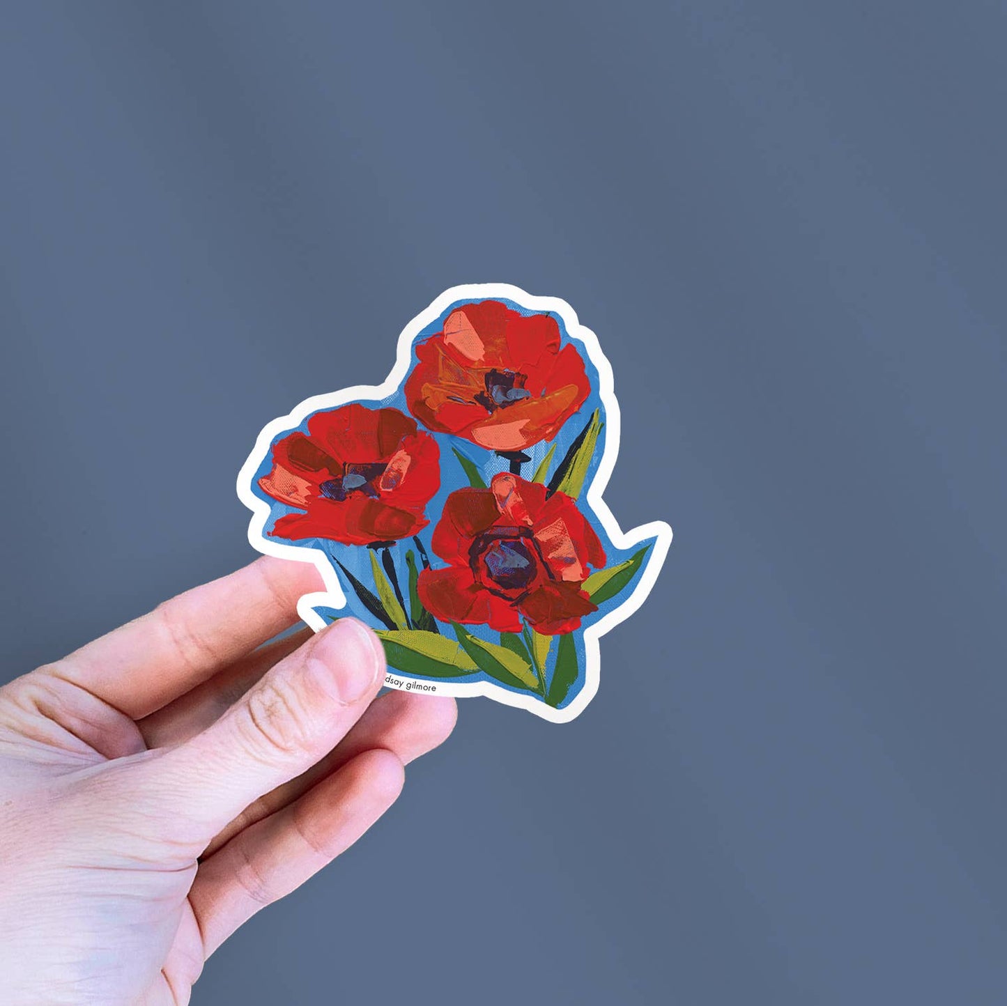 Poppies Vinyl Sticker
