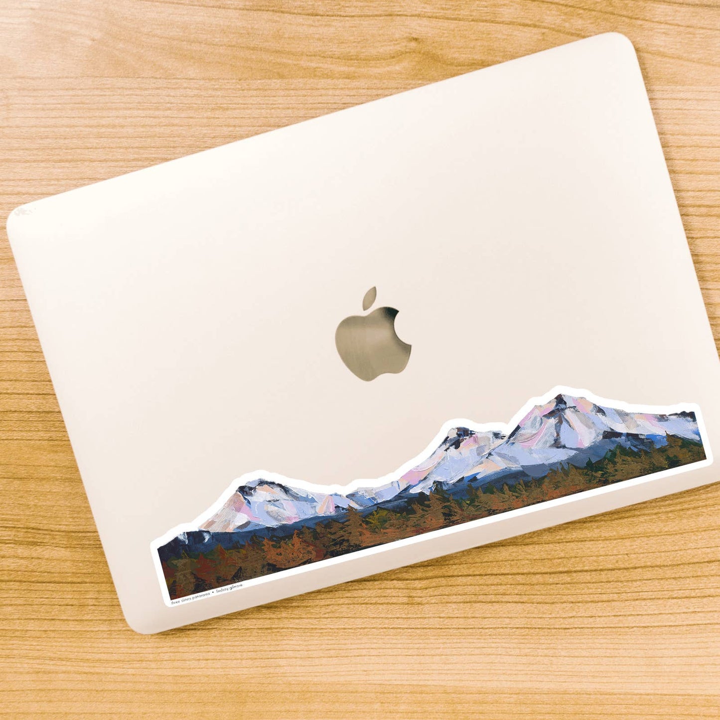 Three Sisters Panorama Bottle Wrap Vinyl Sticker