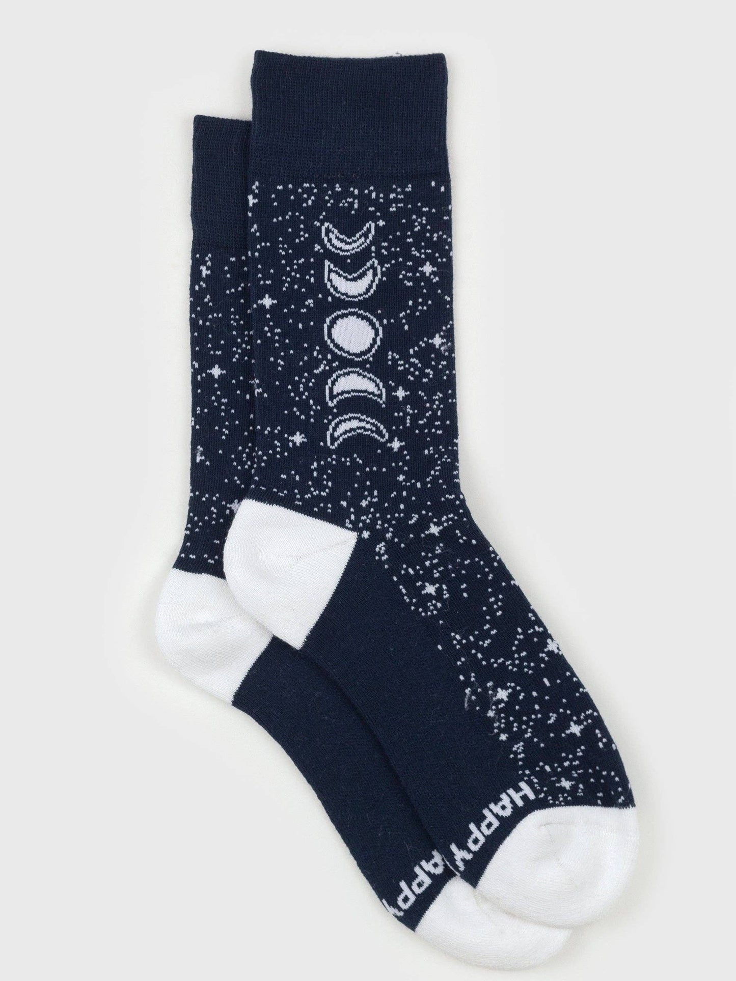 Moonshine Navy Crew Socks