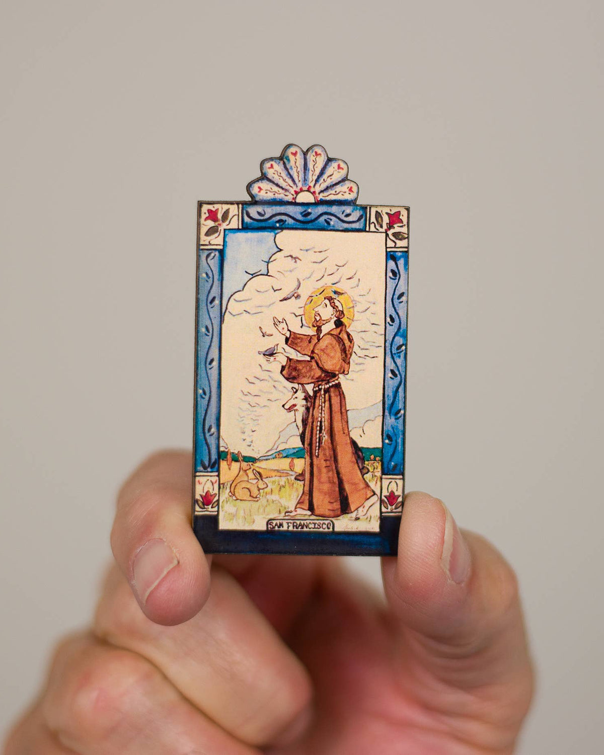 San Francisco de Asis D Pocket Plaque