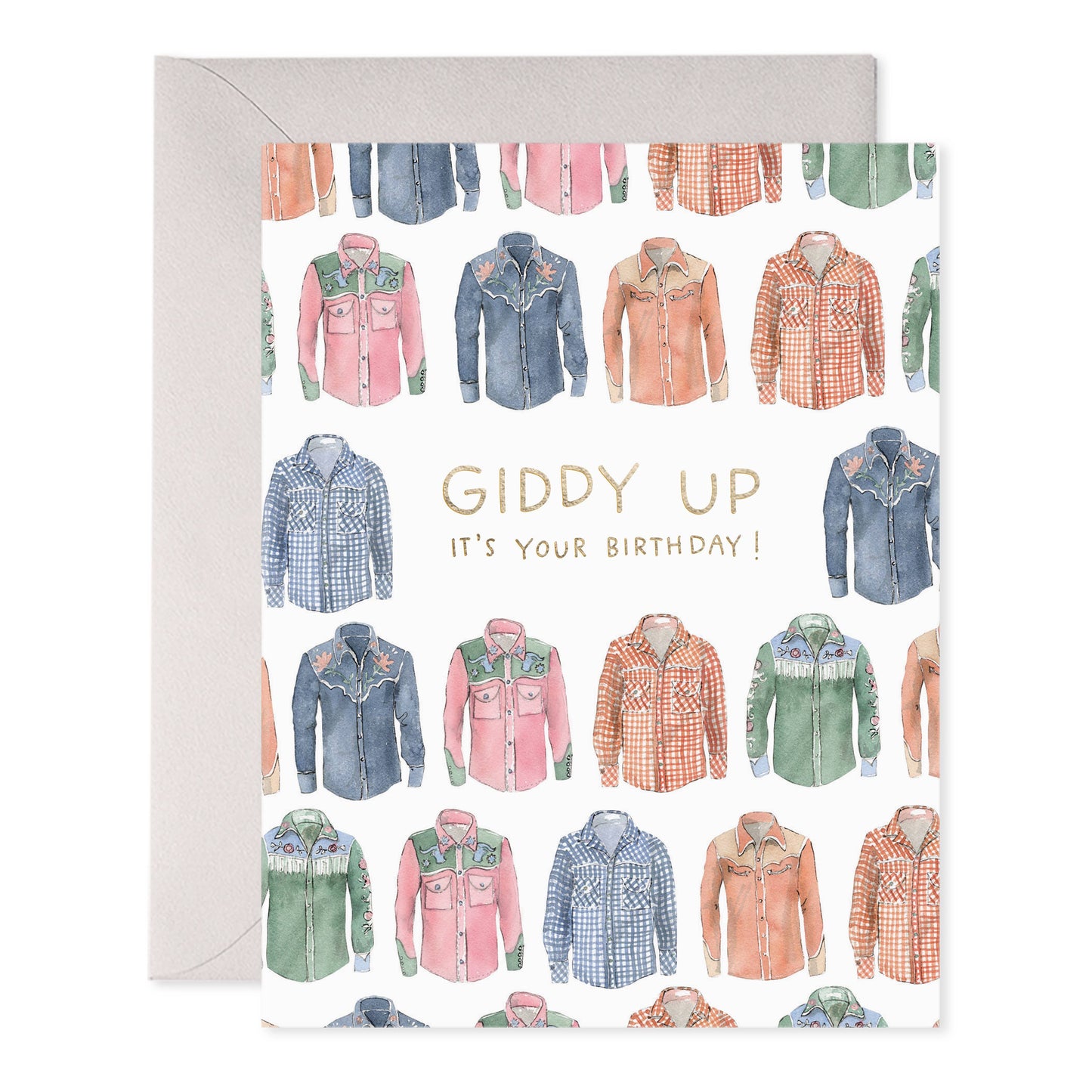 Giddy Up Cowboy Birthday Card