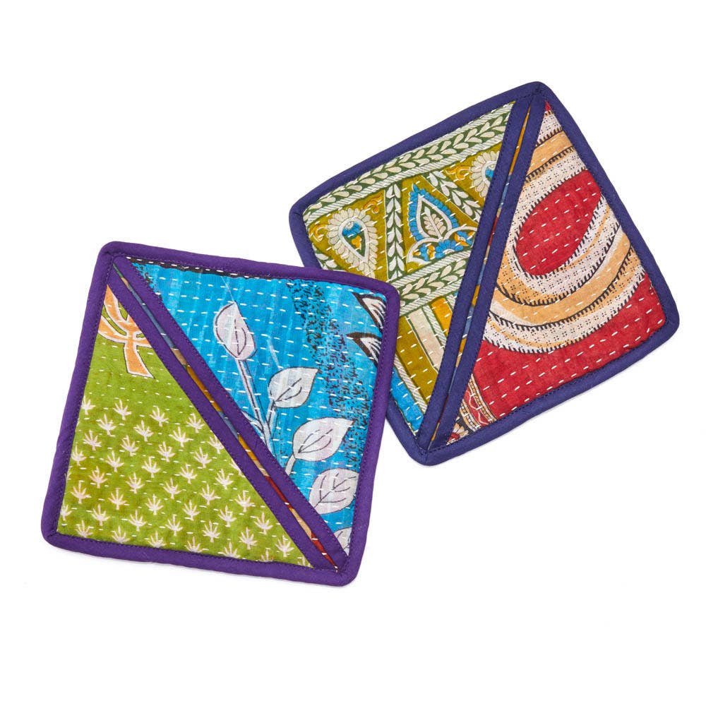 Assorted Kantha Potholder