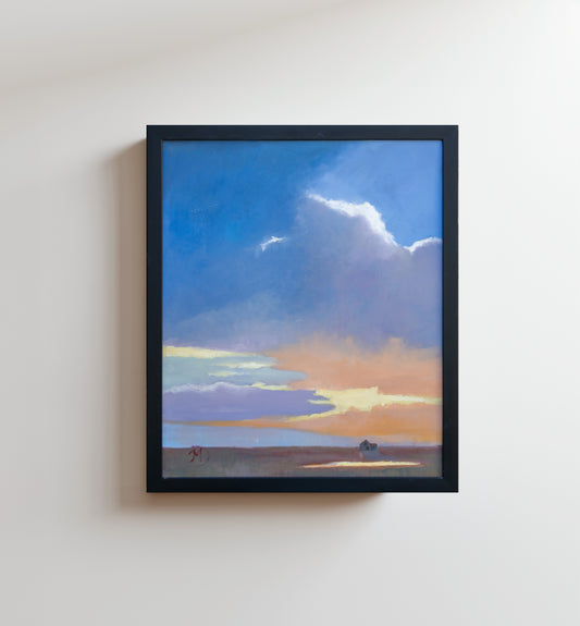 "Alone in the Storm" Oil Painting | Janice Druian