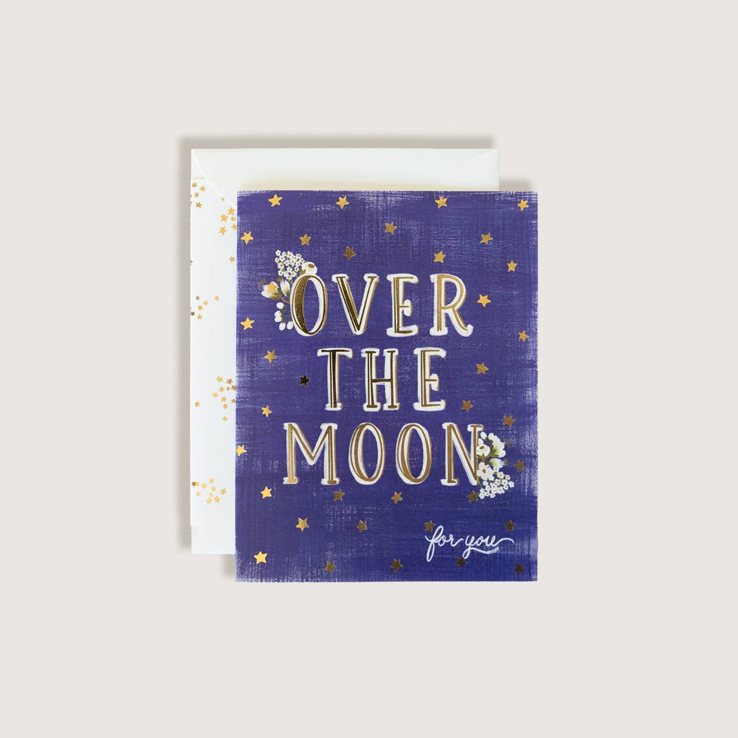 Over the Moon Congratulations Card