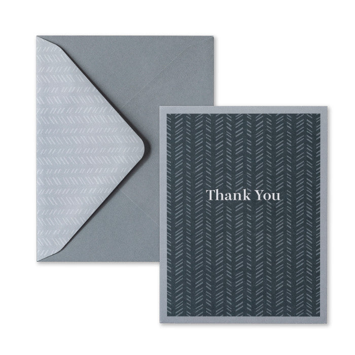 Navy Thank You Boxed Cards