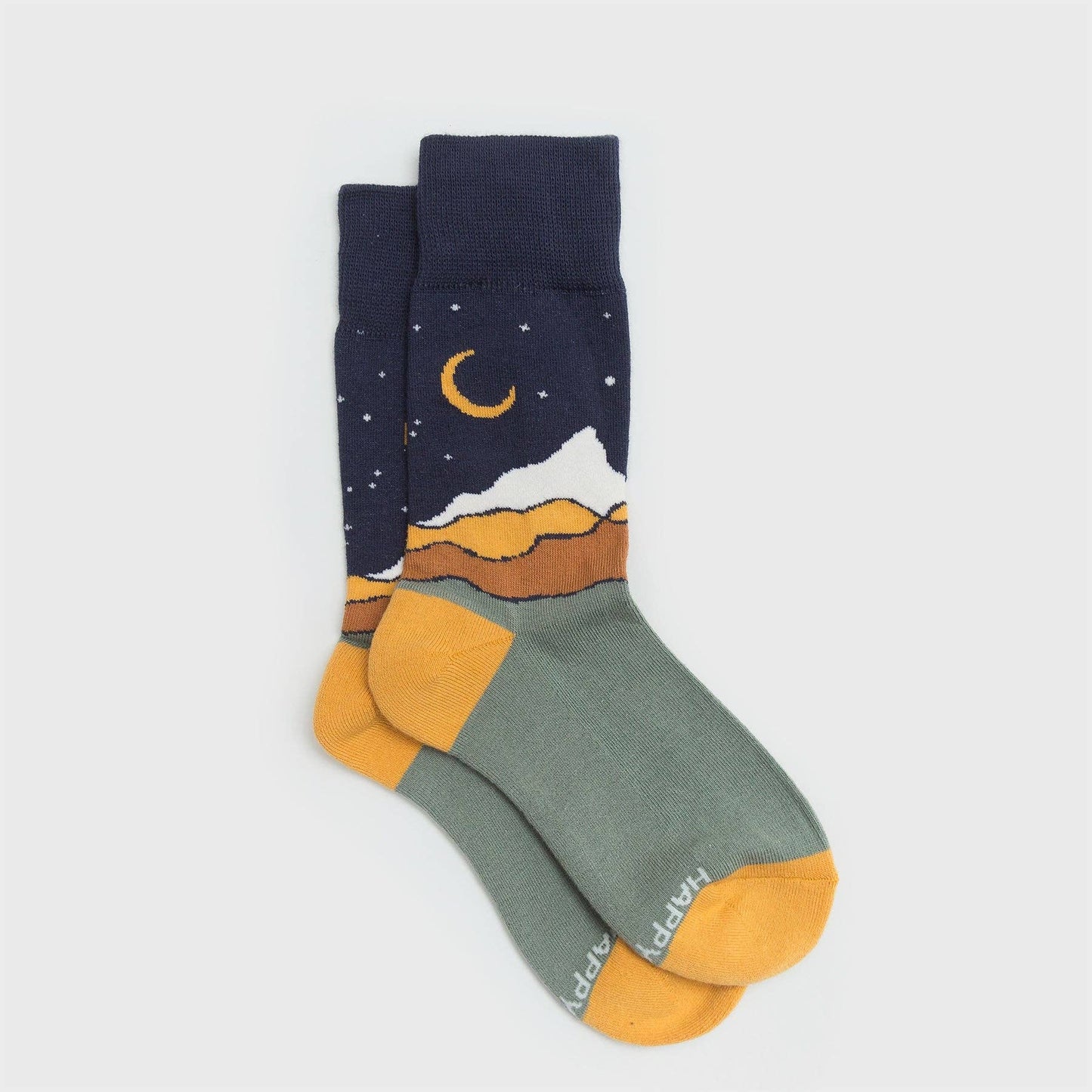 Starry Night Navy Crew Socks