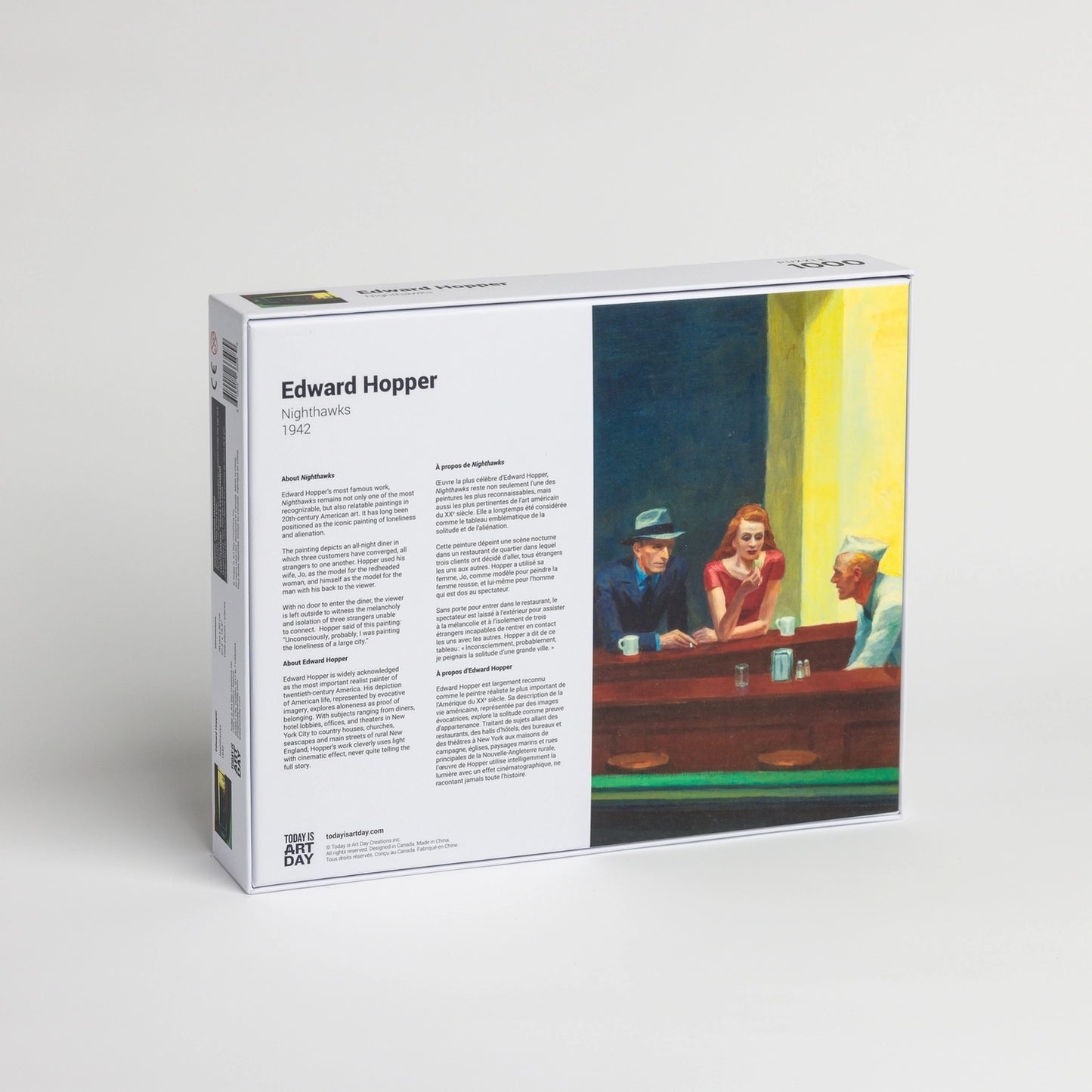 Edward Hopper "Nighthawks" 1000 Piece Puzzle