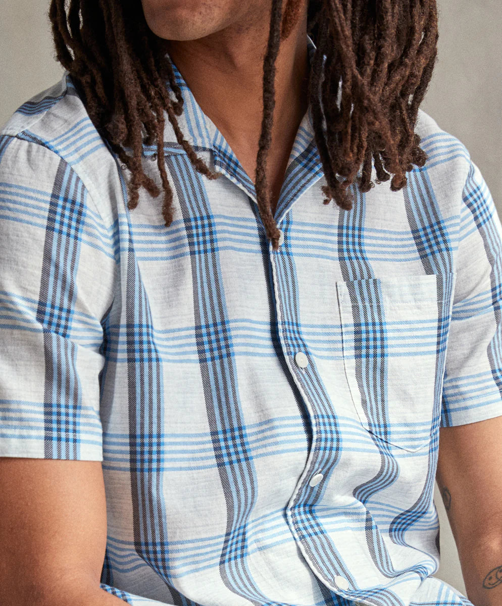 BBQ Shirt in Blue Plaid | Outerknown