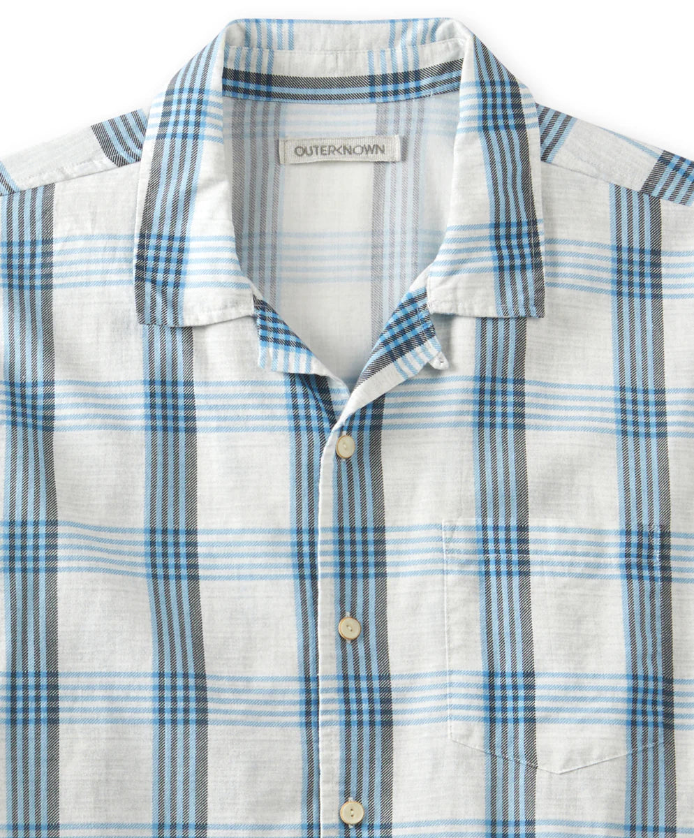 BBQ Shirt in Blue Plaid | Outerknown