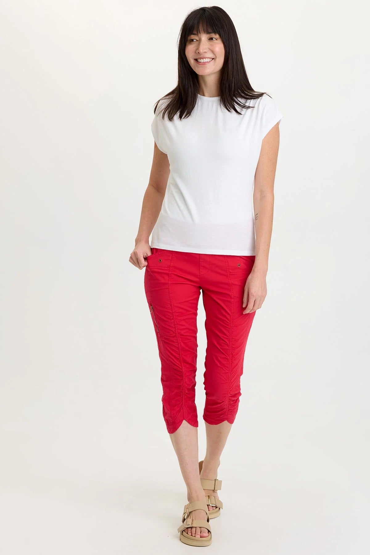 Arwen Slub Tee in White | Wearables