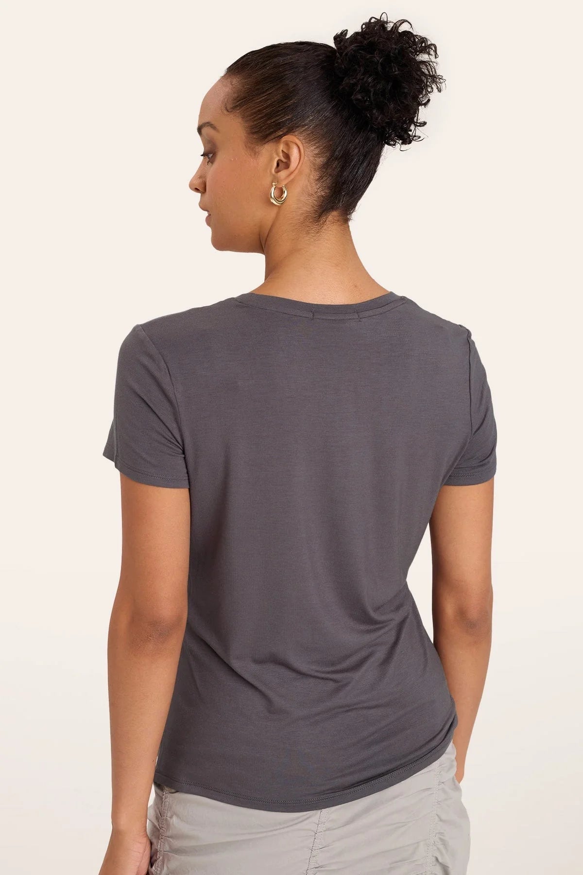 Authority Tee in Charcoal | Wearables