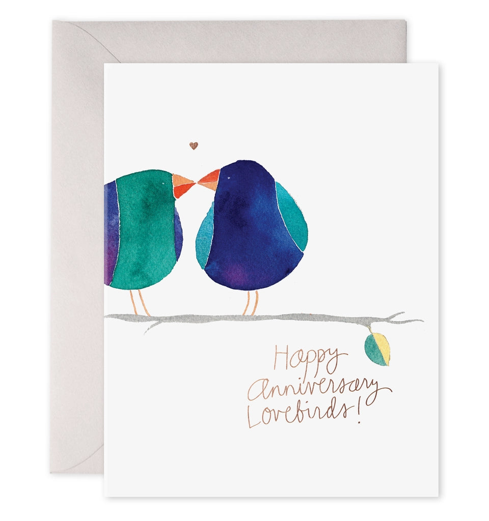 Love Birds Anniversary Card