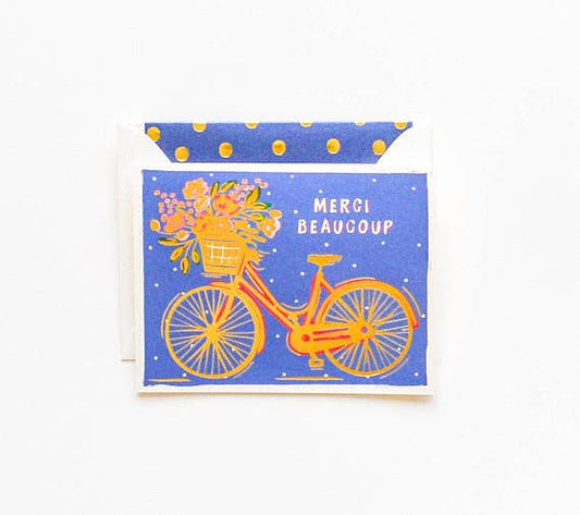 Merci Beaucoup Bicycle Card