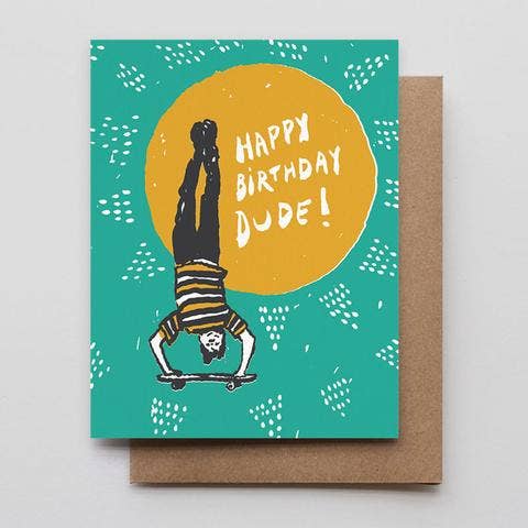 Skater Dude Birthday Card