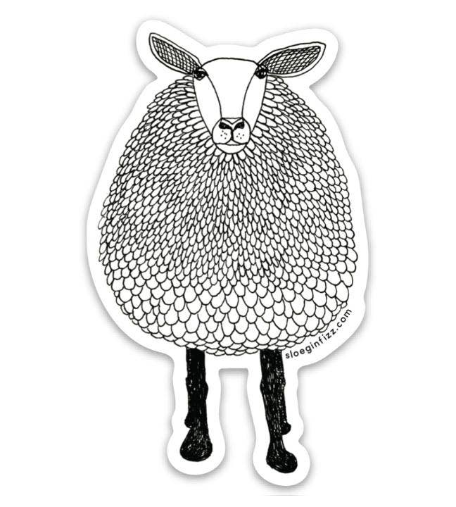 Sheep Vinyl Sticker