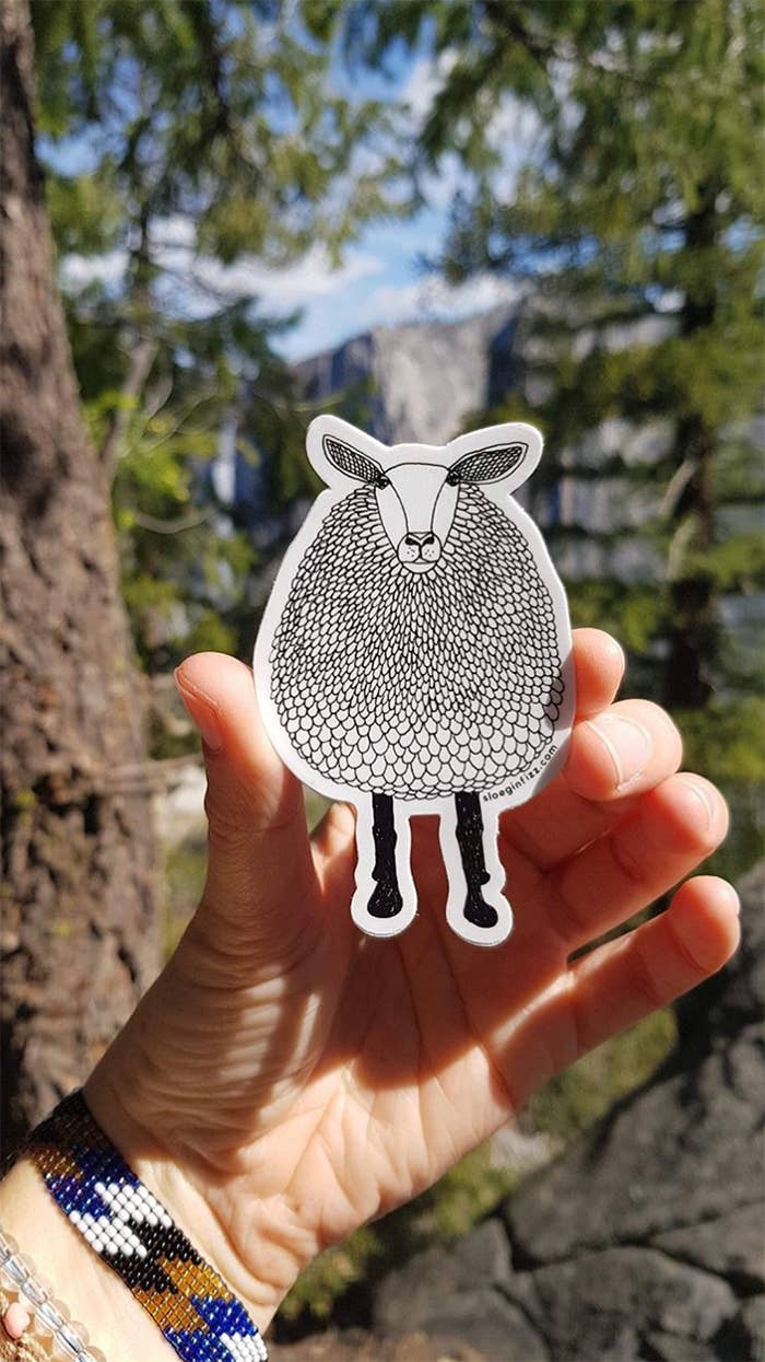 Sheep Vinyl Sticker