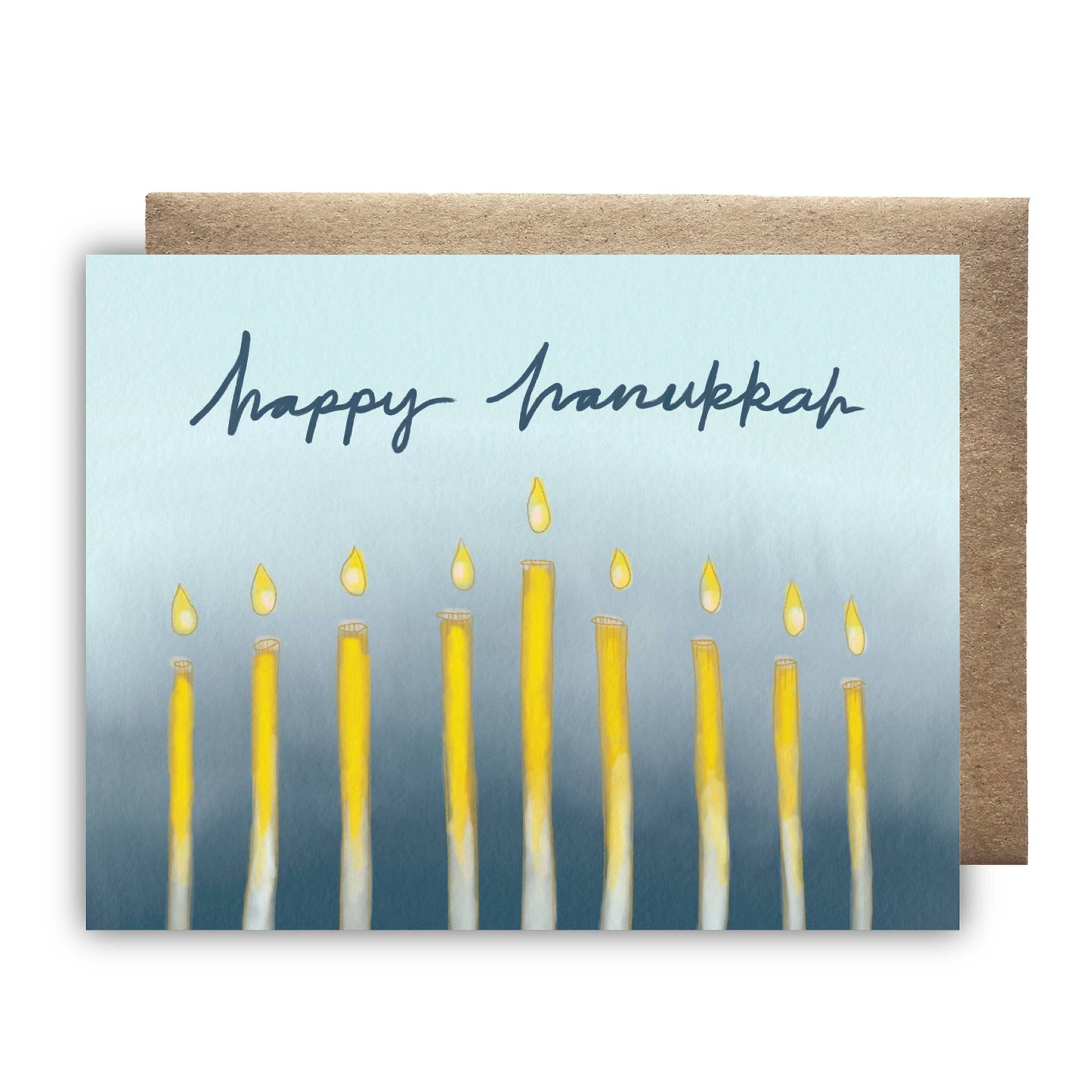 Happy Hanukkah Lights Card