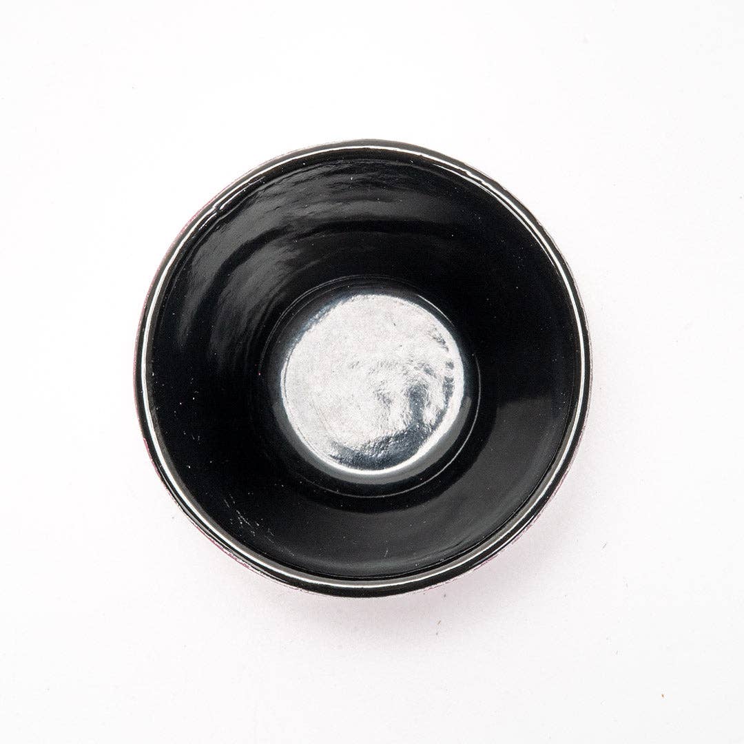 Magenta Cast Iron Tea Cup