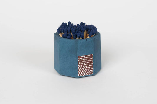 Navy Match Holder with Matches