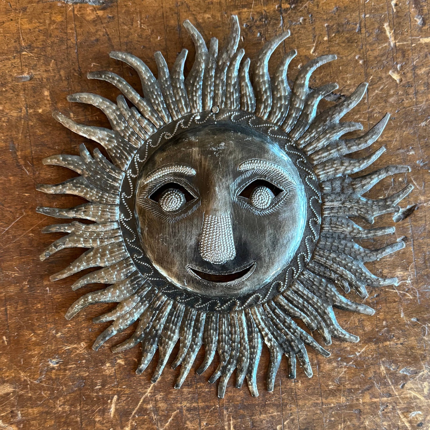 Metal Sun Wall Hanging
