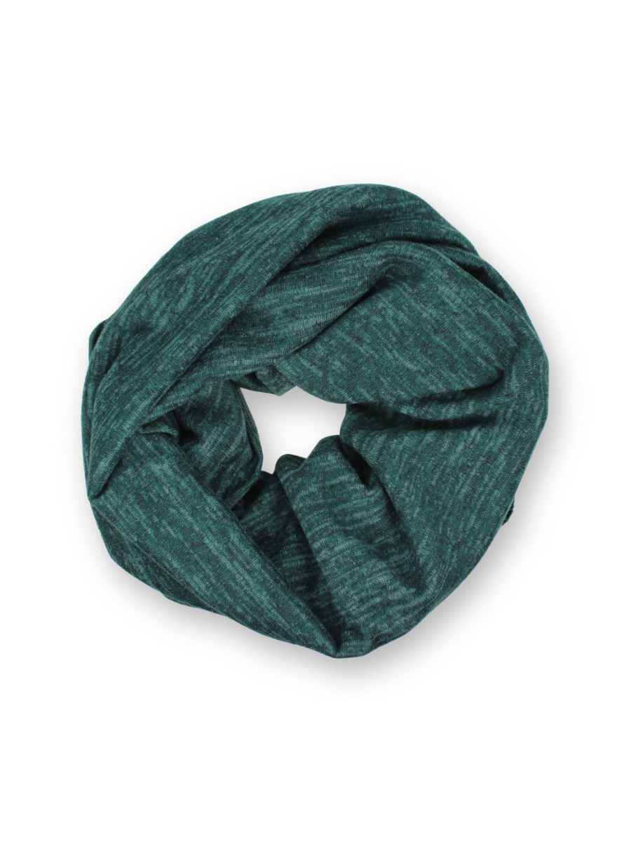 Jersey Knit Infinity Scarf in Hunter