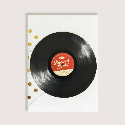 Record Year Congratulations Card