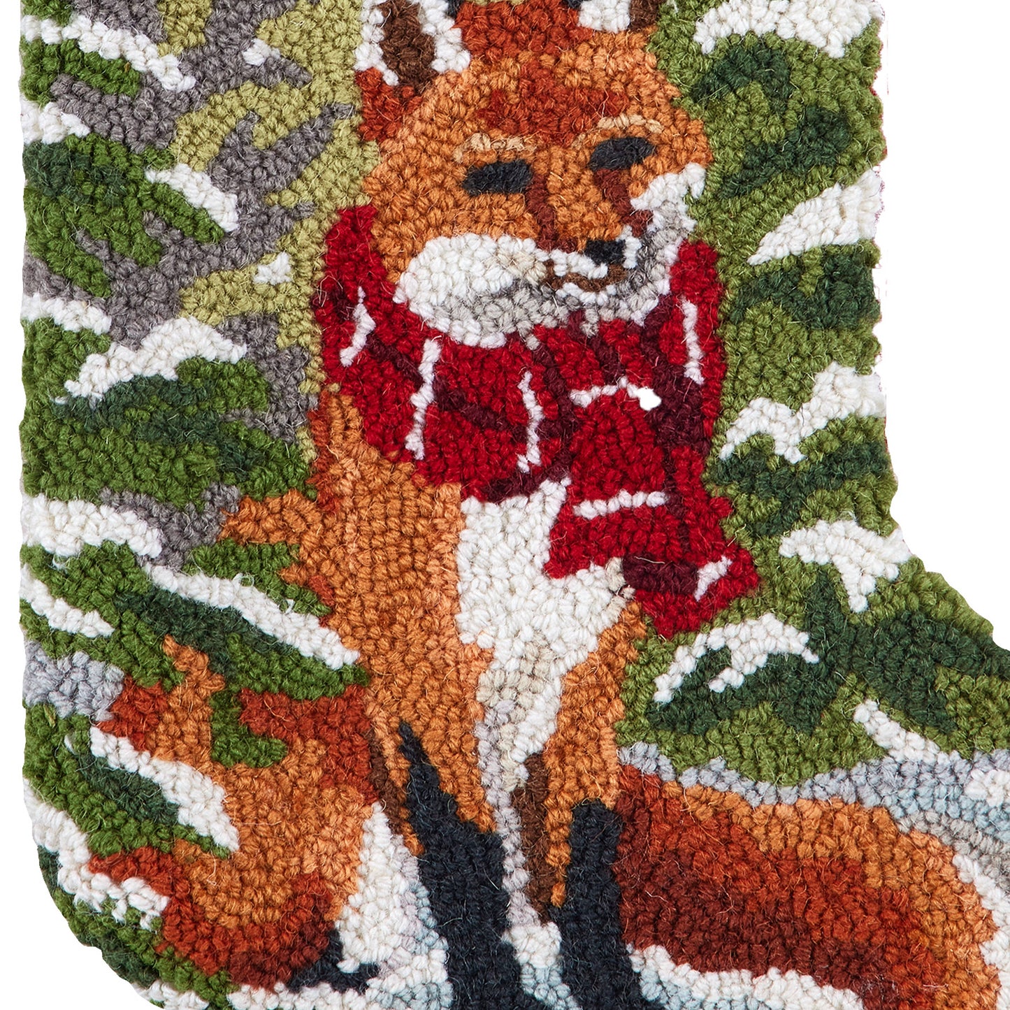 Snow Fox Hook Stocking