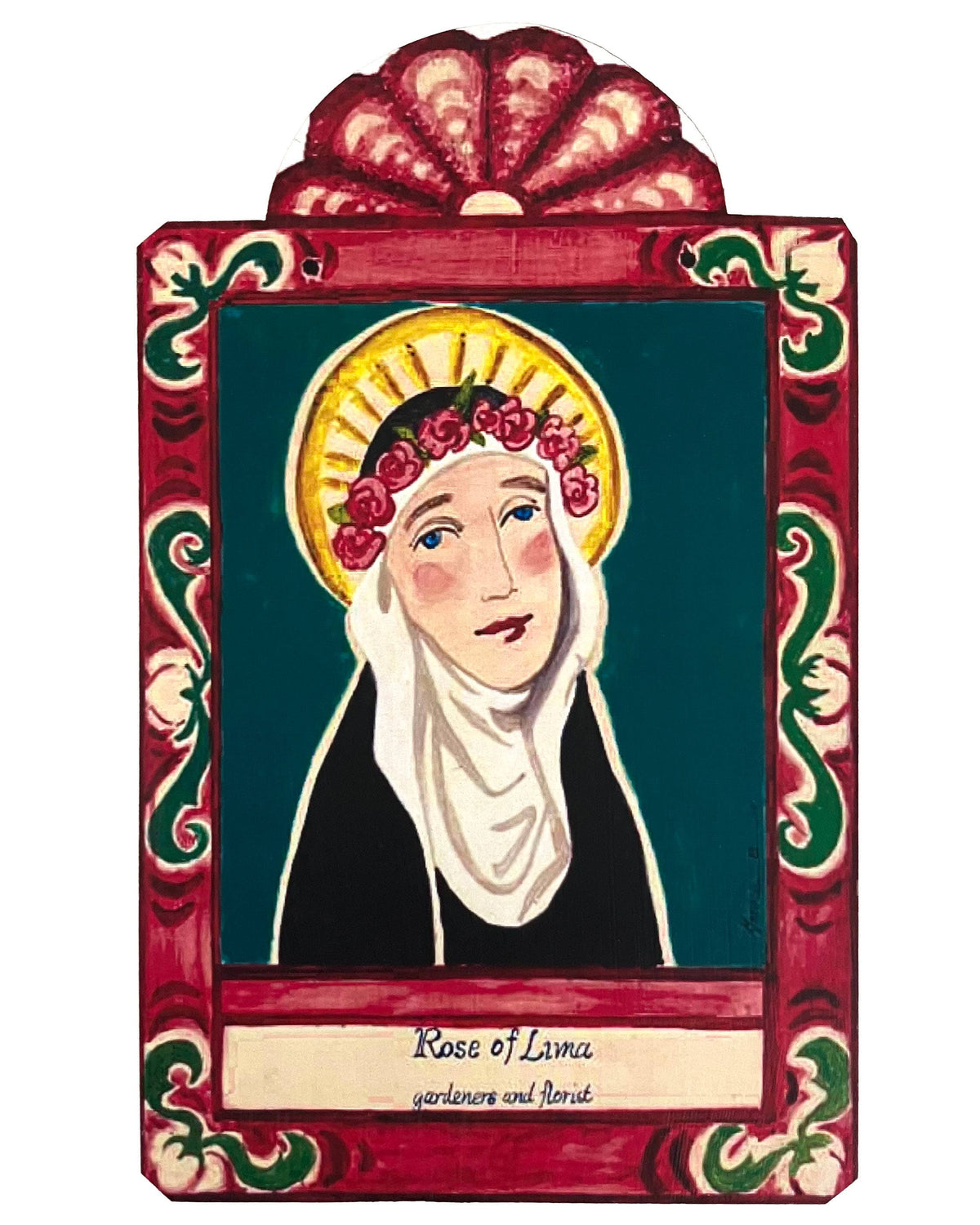Santa Rosa De Lima Pocket Plaque