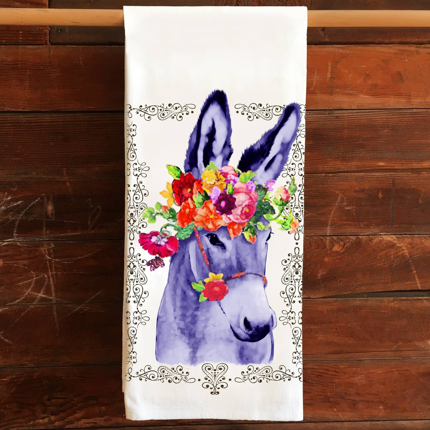 Donkey Flour Sack Tea Towel