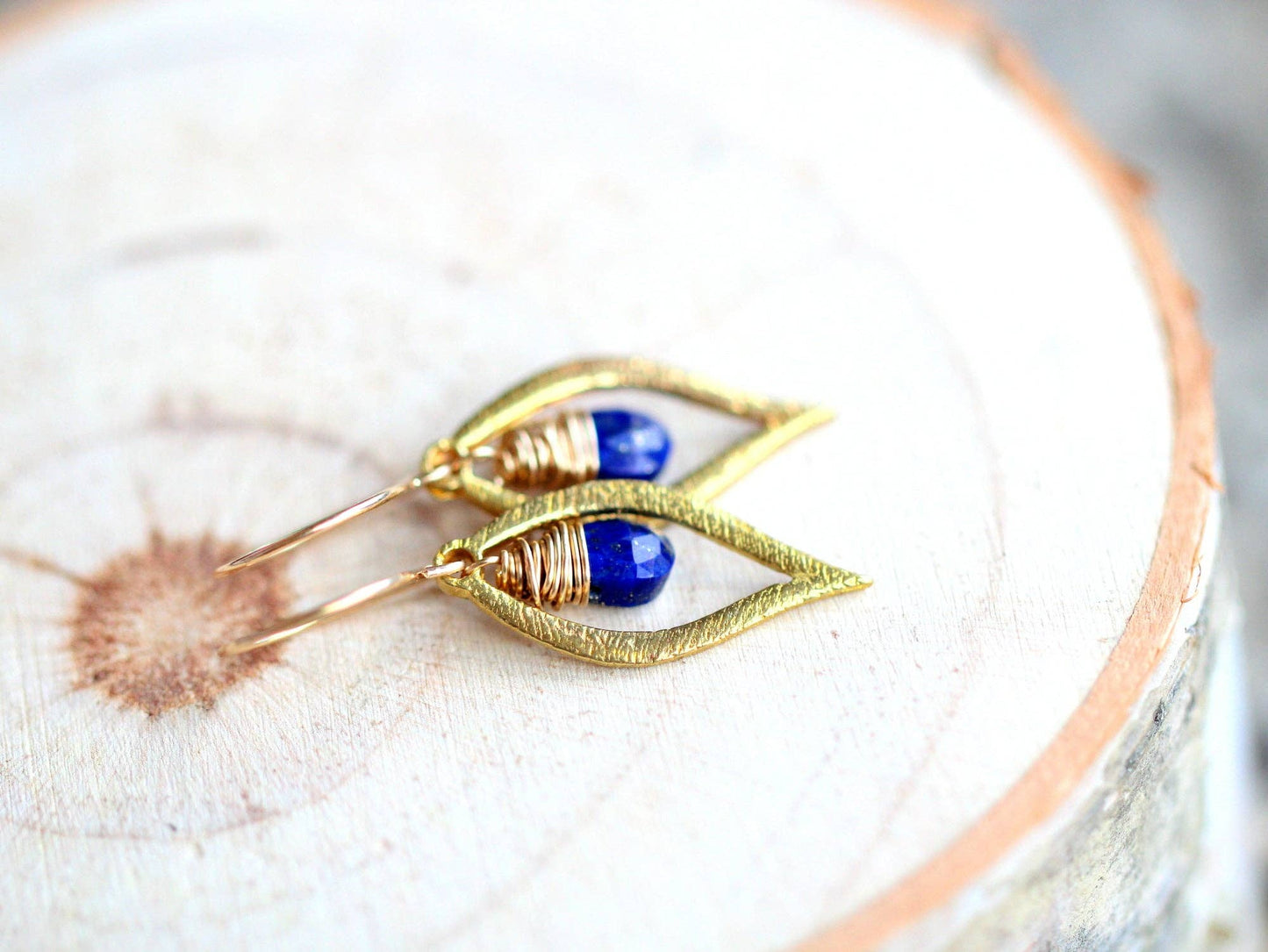 Lapis Dew Earrings