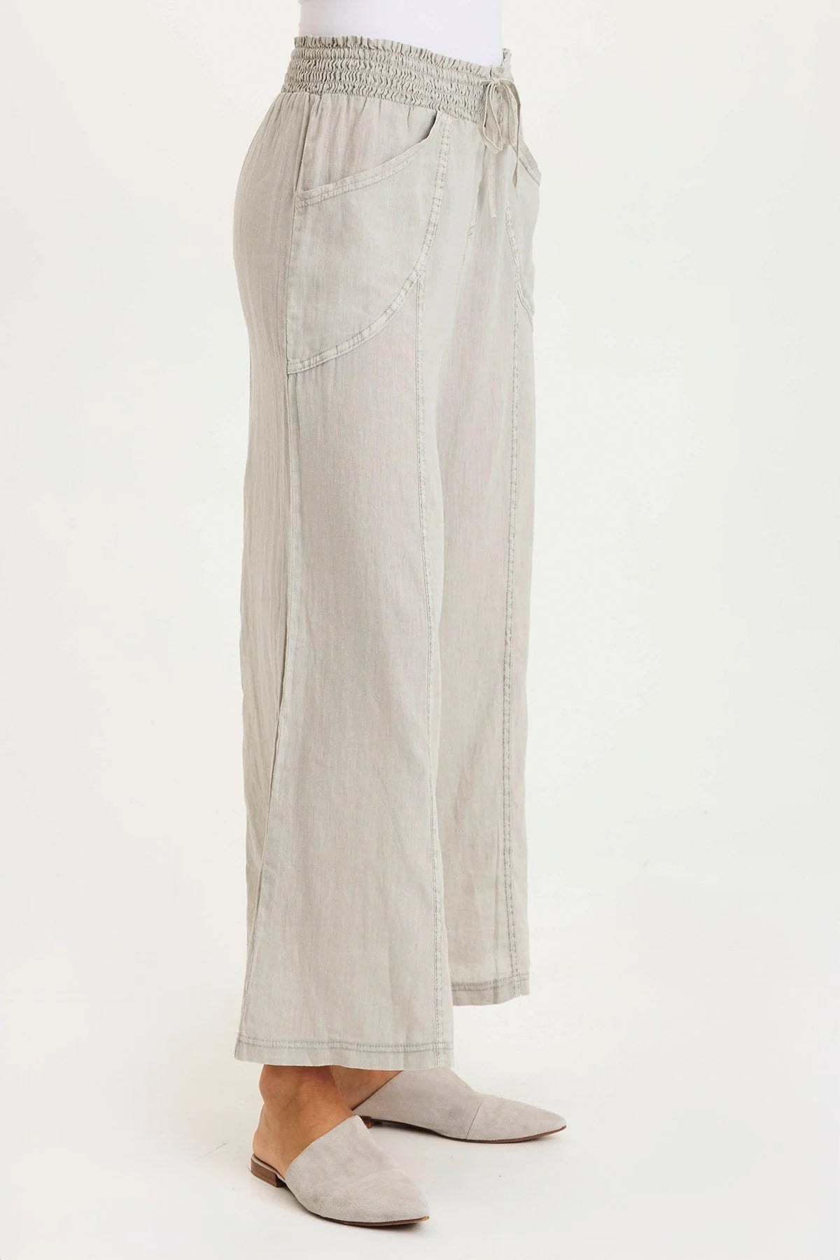 Pia Wide Leg in Whitecap | XCVI