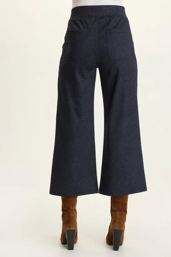 Isidro Crop in Indigo | Wearables