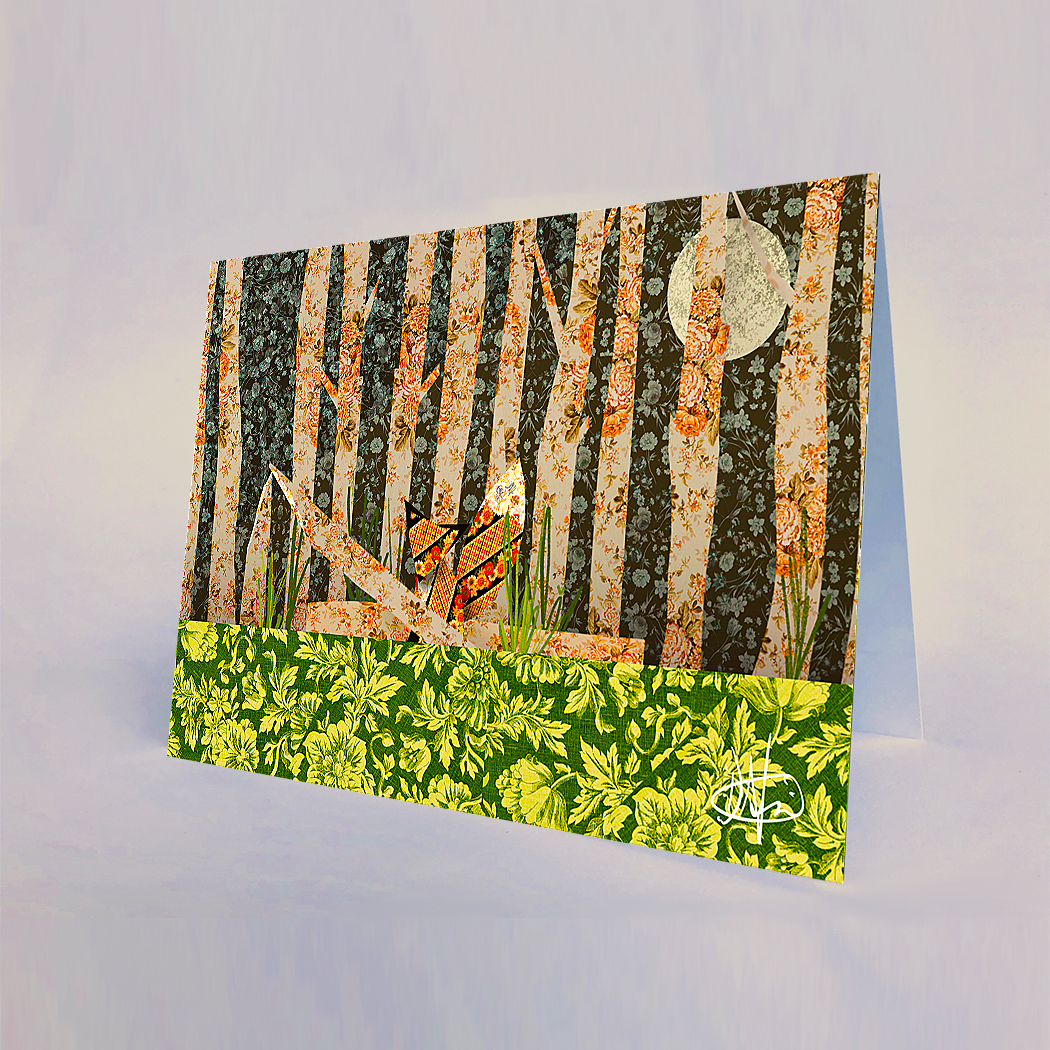 Fox Den Greeting Card