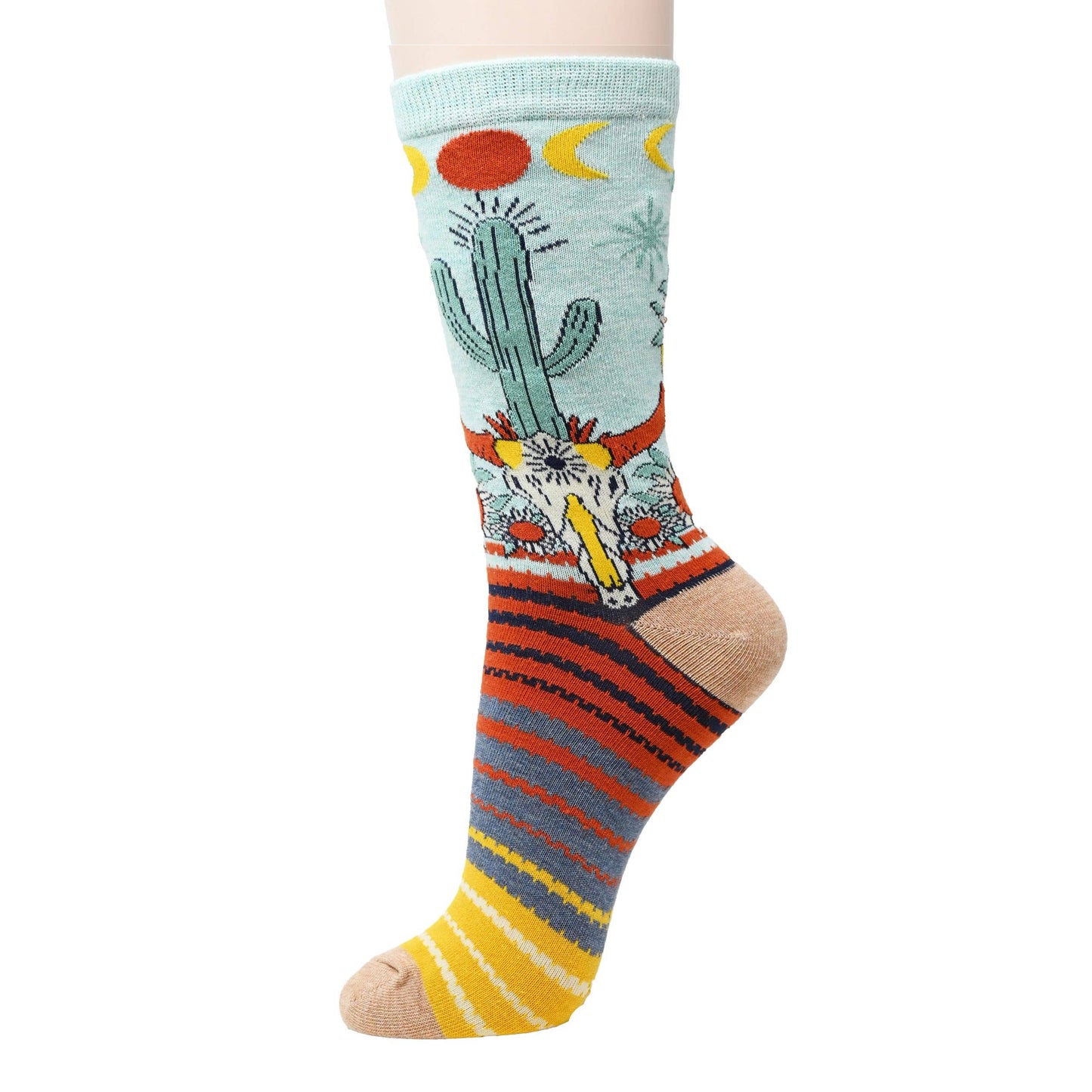 Desert Nights Cotton Crew Socks