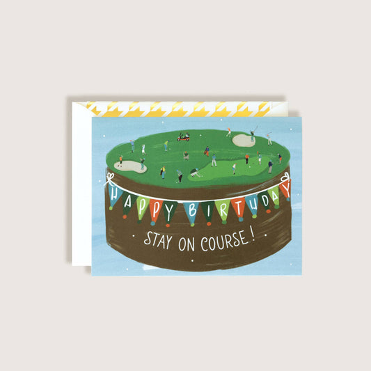 Happy Birthday Golf Card