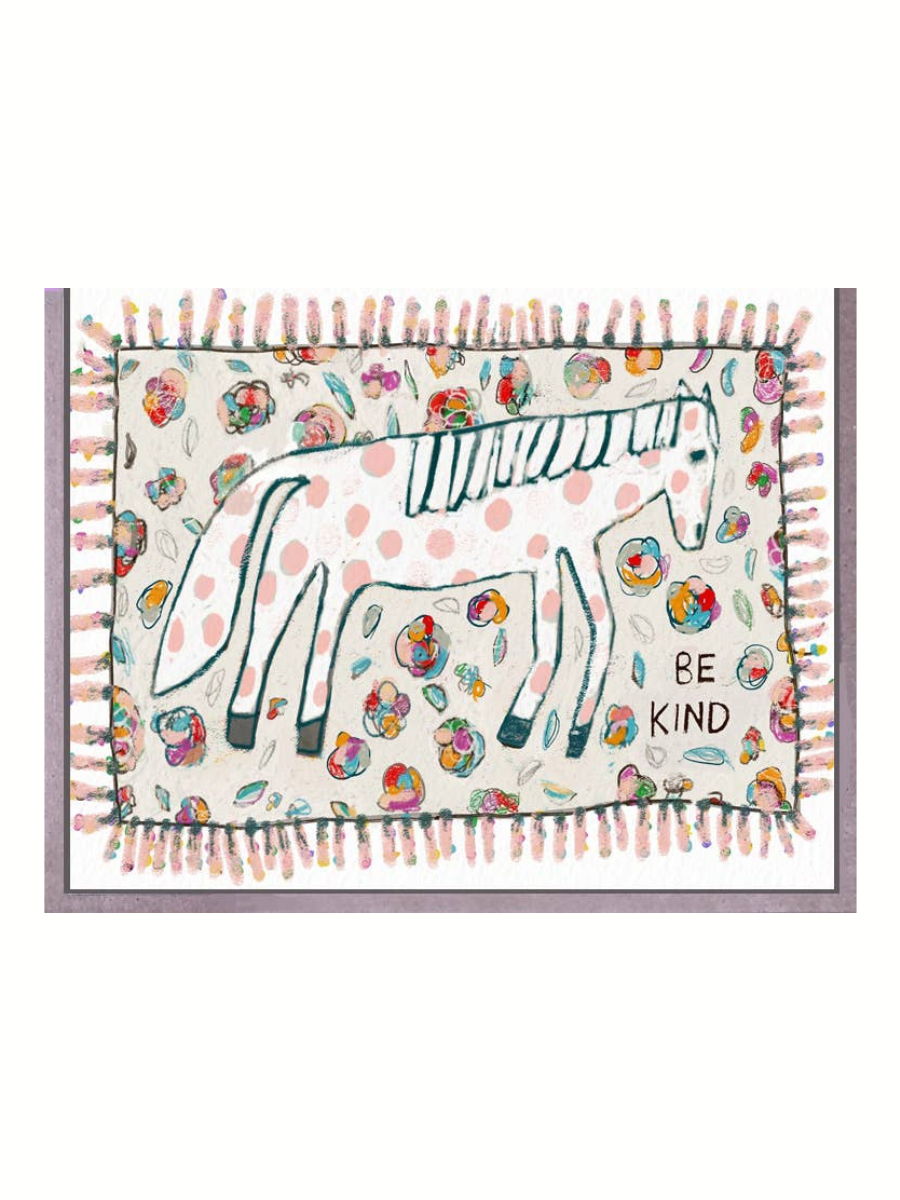 Be Kind Horse Card