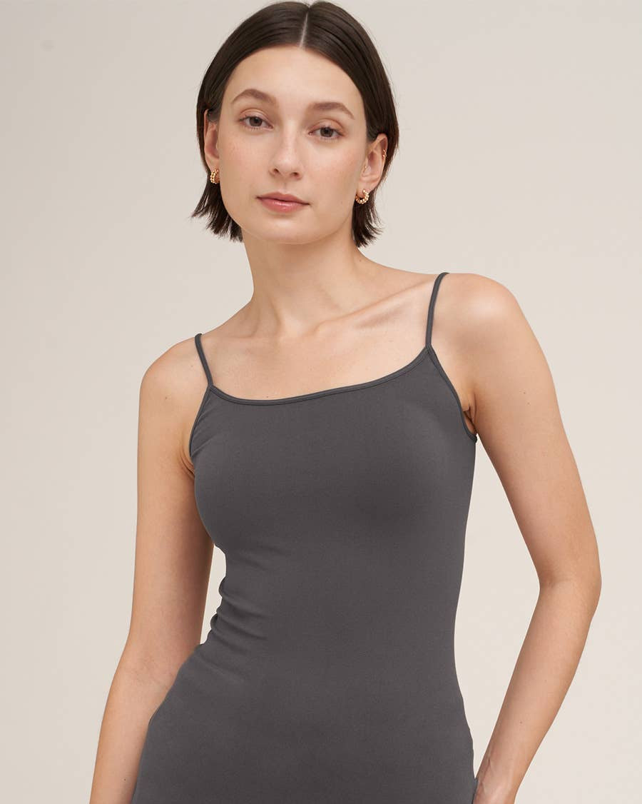 Signature Camisole in Gunmetal Gray | Nikibiki