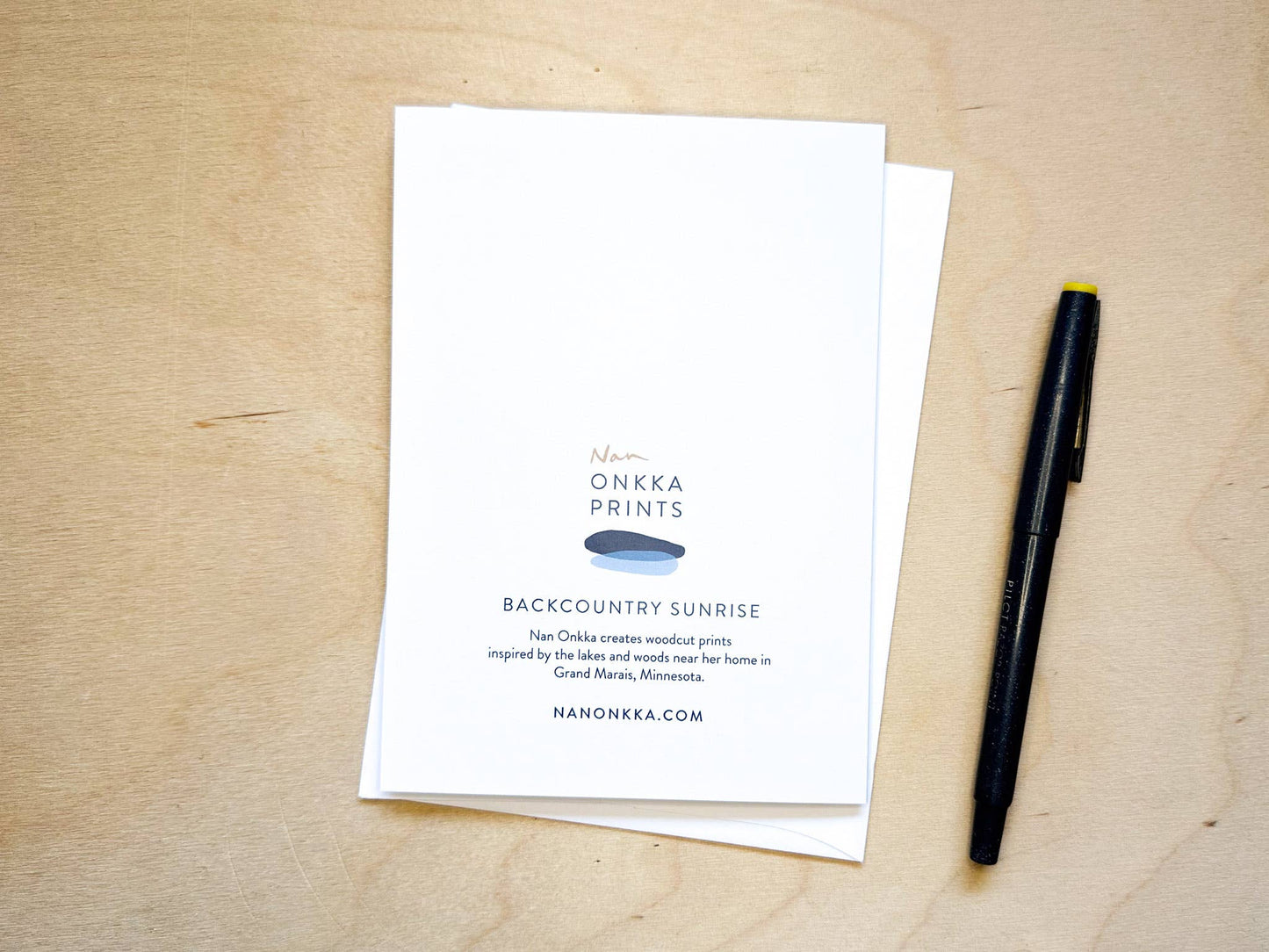Backcountry Sunrise Card