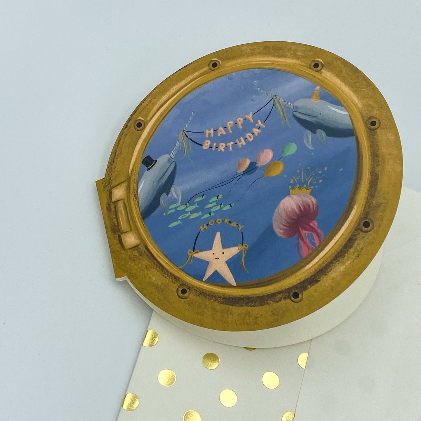 Happy Birthday Porthole Card