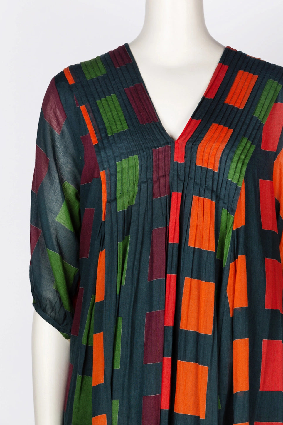 Skye Cotton Dress in Multi