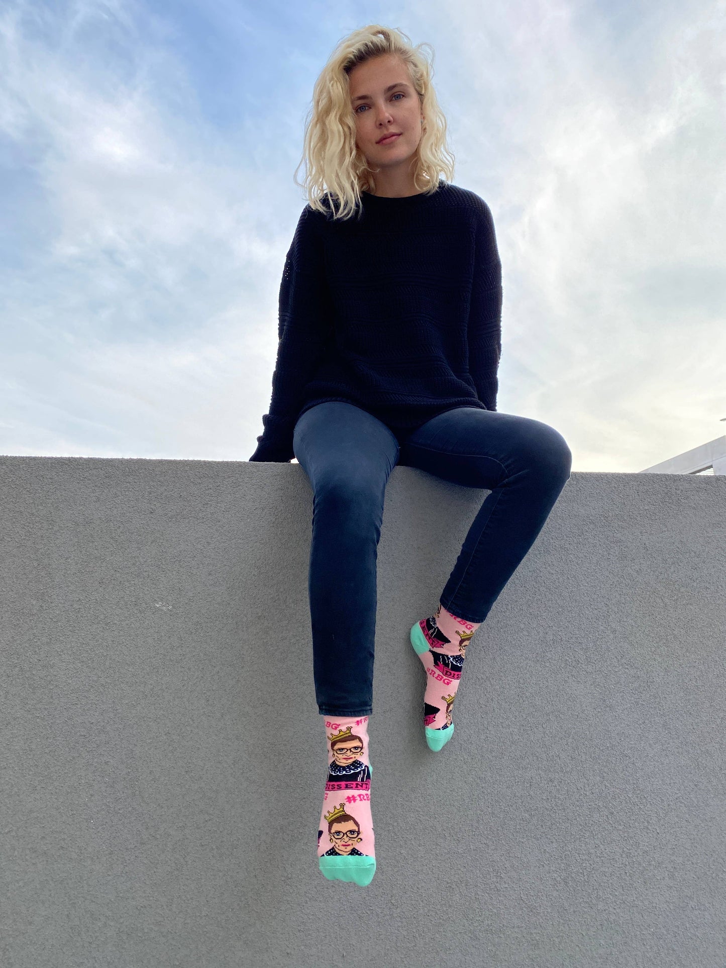 RBG Cotton Crew Socks