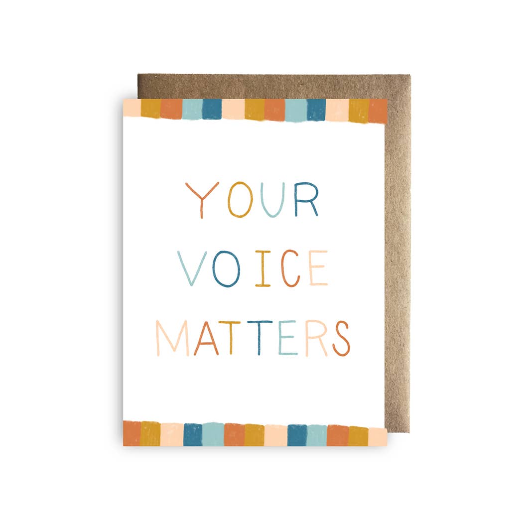Your Voice Matters Card