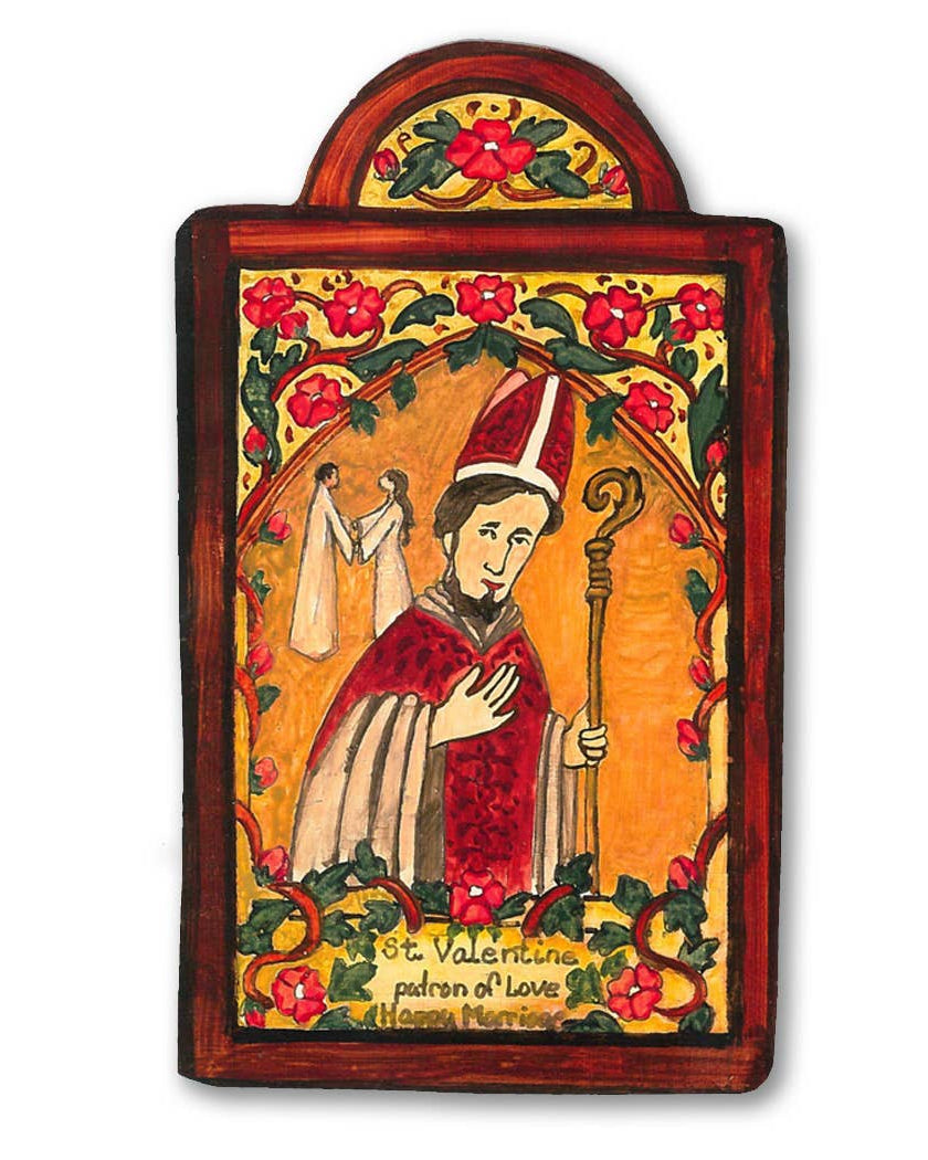 St. Valentine Pocket Plaque