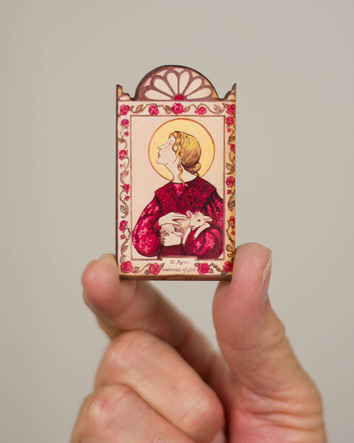 St. Agnes Pocket Plaque