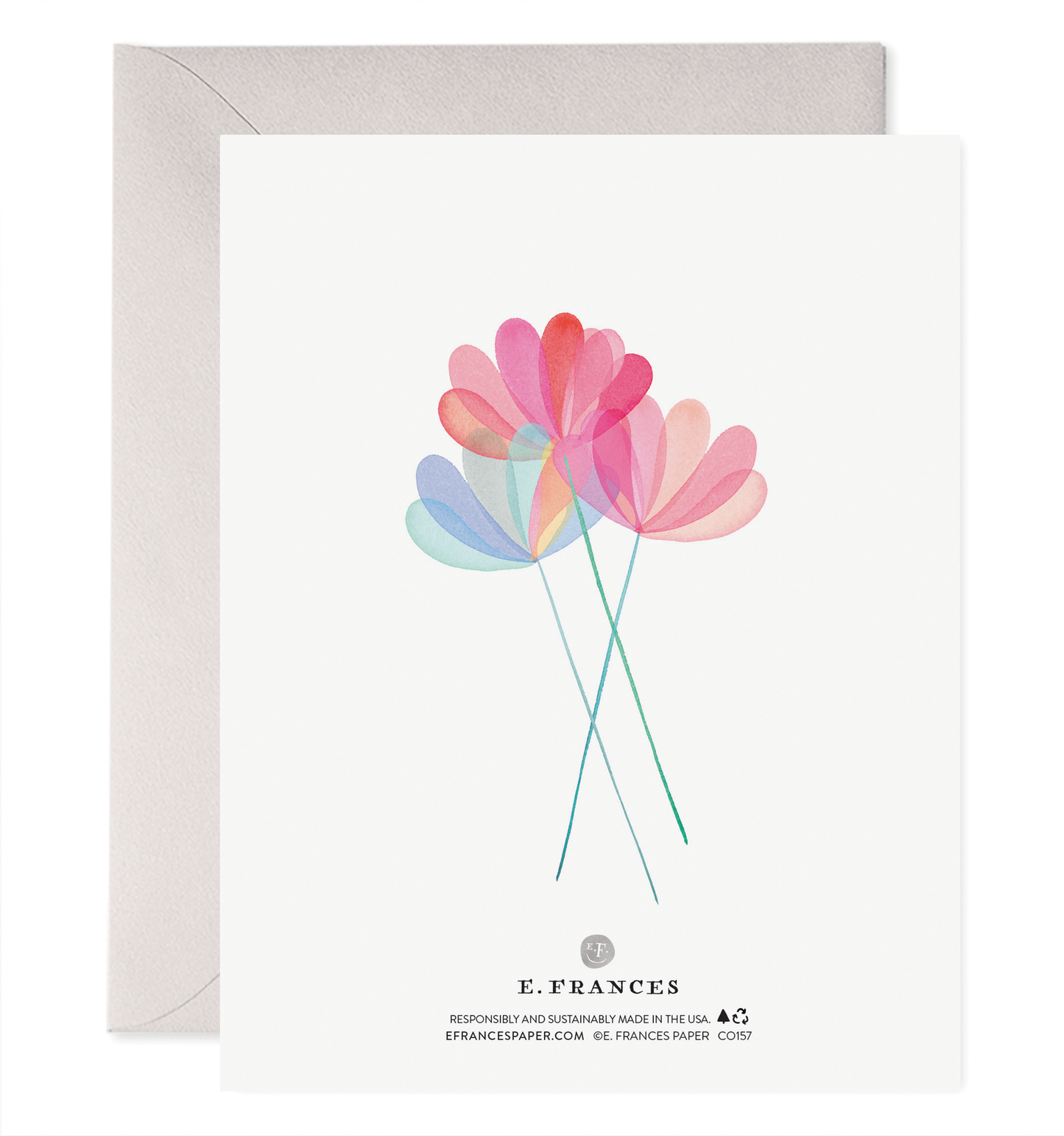 Sending Love Flowers Card