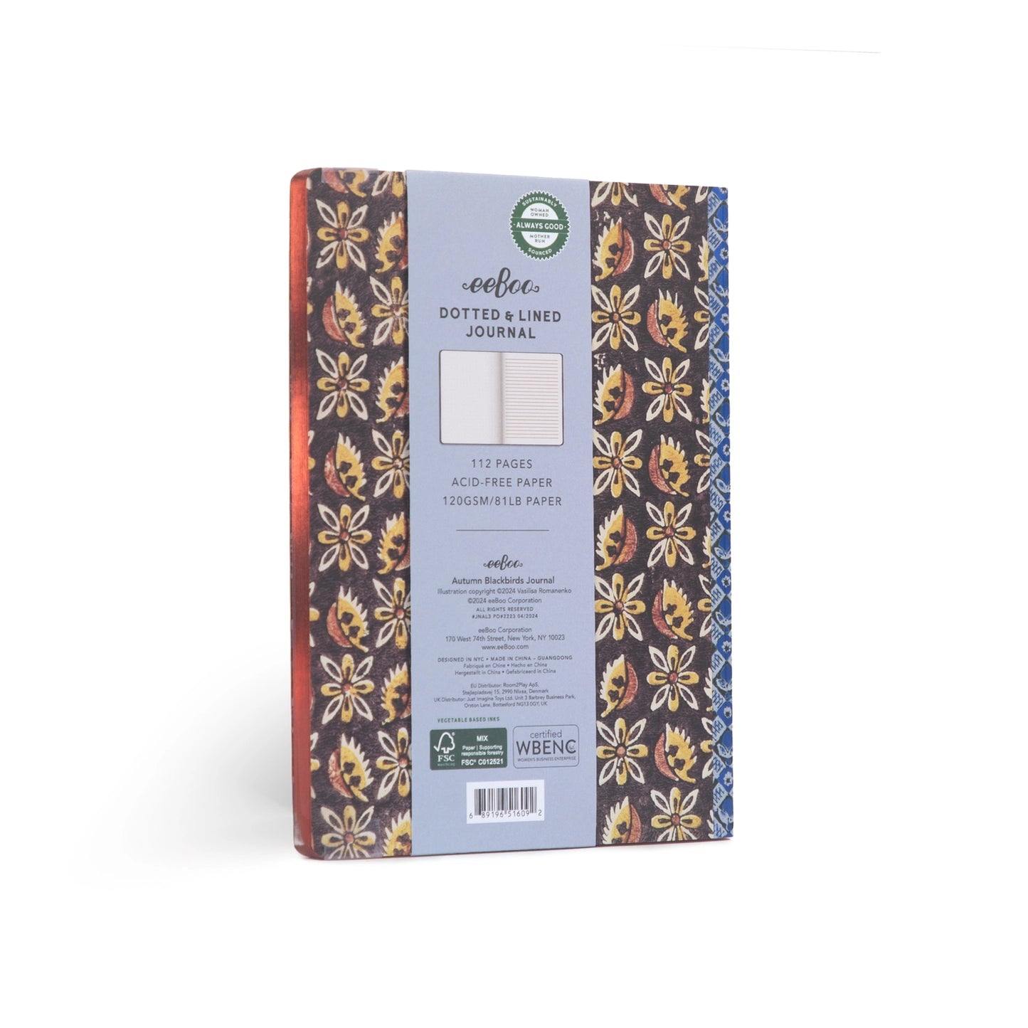 Autumn Blackbirds Luxe Journal